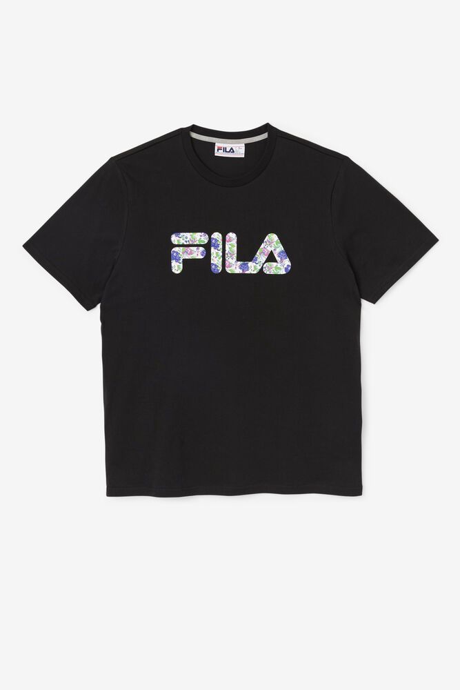 Fila T Skjorte Herre Svart Saranac 895461-NXA